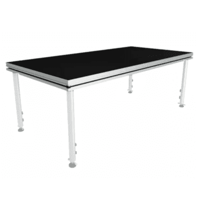 Tarima modular para escenario | 2 metros x 1 metro | aluminio