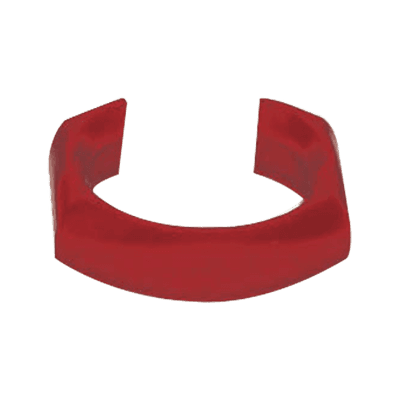 Clip de Identificación para Patch Cord Siemon, Color Rojo, Bolsa con 25 Piezas