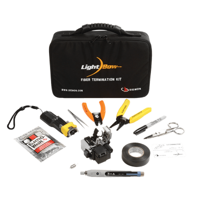 Kit de Herramienta LightBow para Terminación de Conectores de Fibra Óptica Pre-Pulidos LC/SC, Monomodo o Multimodo