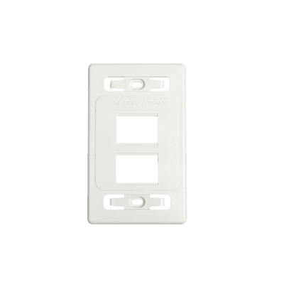 Placa de Pared Modular MAX, de 4 Salidas, Color Blanco, Versión Bulk (Sin Empaque Individual)