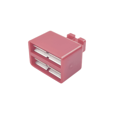 Clip de Puente, Para Uso con Regletas S66 de Siemon, de 1 par, Color Rojo