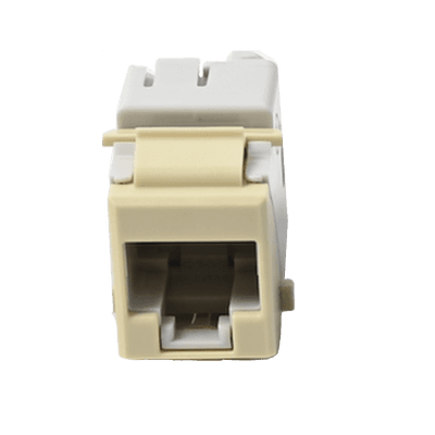 Jack UltraMAX Cat6A, UTP, Tipo Keystone, Color Marfil, Punch Down