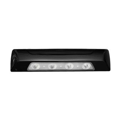 Luz de Escena, 4 led, Bisel Blanco, 12–24vcd, Led Blanco y Lente Transparente
