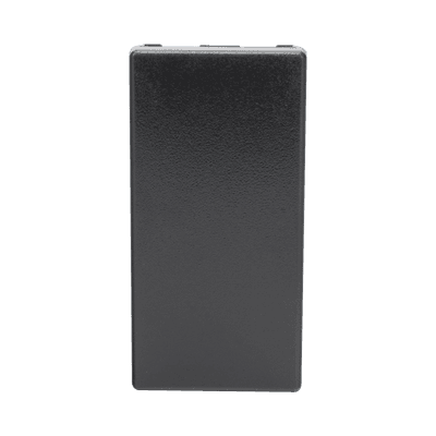 Medio Módulo de Placa Ciega Color Grafito / (K105/14)