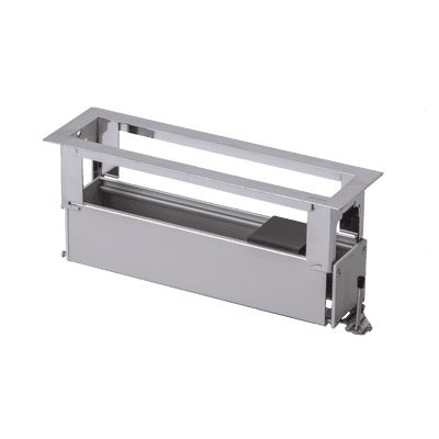 Caja Para Instalación en Escritorio para Voz, Datos o Contactos Eléctricos / Capacidad para 4 Módulos / Salida de Cables Posterior / Los Módulos se Adquieren Aparte / (KFC134/14CY)