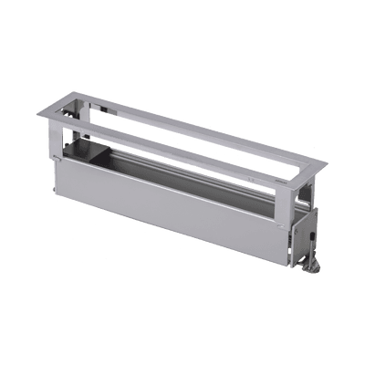 Caja Para Instalación en Escritorio para Voz, Datos o Contactos Eléctricos / Capacidad para 6 Módulos / Salida de Cables Posterior / Los Módulos se Adquieren Aparte / (KFC136/14CY)