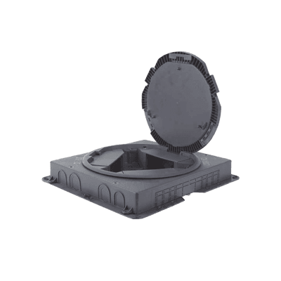 Caja de Profundidad Reducida Incluye la Cubeta de Instalación para Concreto