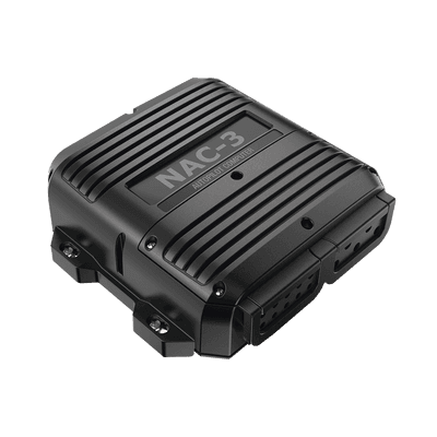 Computadora de Piloto Automático NAC-3 para Embarcaciones Mayores a 10 Metros / Salida de Alta Corriente / Tecnología Virtual Rudder Feedback / Compatible con NMEA 2000 y NMEA 0183 / Continuum Steering
