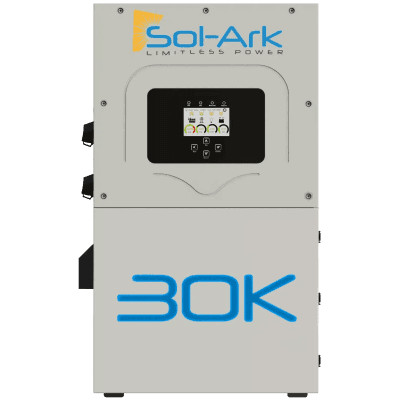 Inversor Hibrido Interactivo SOL-ARK, 30 Kw, 220 Vcc, 3 Fases,  WIFI incluido, IP65, 160-500 Vcc baterias 