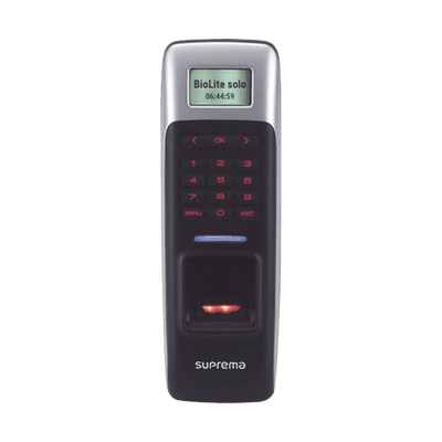BioLite Lector de Huella y Teclado / Standalone / Diseño Compacto y Elegante / Protección IP65
