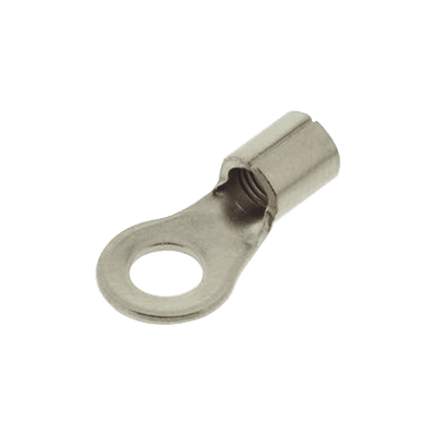 Terminal de Ojo No. 10, sin Forro para Alambre AWG 10-12.