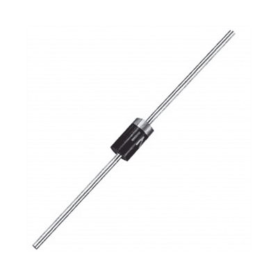Diodo Rectificador de Propósito General de 1 Amp. 200 Piv. Recuperación Rápida, DO-41.
