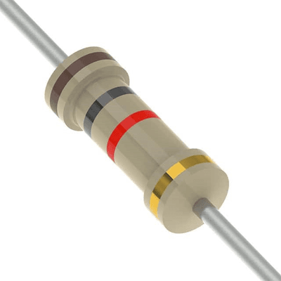 Resistencia de Potencia en Oxido de Metal, 1 K Ohm, 1 Watt, 5% ROHS Comp., 3.5 x 10 mm.