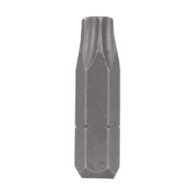 Punta torx tipo T6 hexagonal de 1/4” x 1” de largo