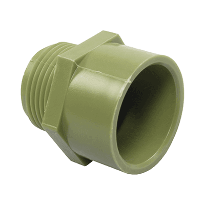 Conector para Tubería PVC Conduit Pesado de 2 1/2" (60 mm). 