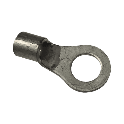 Terminal de Ojo de 1/2" sin Aislamiento, para Cable Cal No. 4.