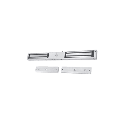 Chapa Magnética Doble para Aplicación en Puertas de Doble Hoja /  600 lbs  c/u