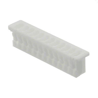 Conector Receptáculo MOLEX de 12 terminales, separación de 1.25 mm entre pines y uso en arneses de Móviles KENWOOD Series 102.