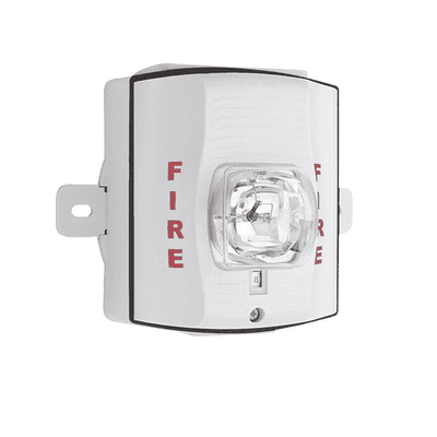 Lámpara Estroboscópica para Exterior con Nivel de Candelas Seleccionable, Color Blanco