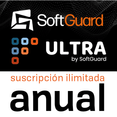 SoftGuard ULTRA (Licencia Anual / Software de Monitoreo / Plataforma Integral / Central de Alarmas / Video / GPS / Apps Móviles / CRM 