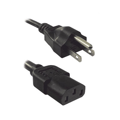 Cable de Poder para Contacto Empotrable TH-CDE-USB-N, 10 A, 125 V