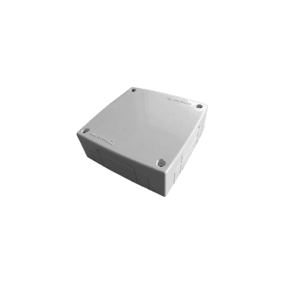 Caja de Derivación Tipo X Color Blanco, para Canaleta THR40