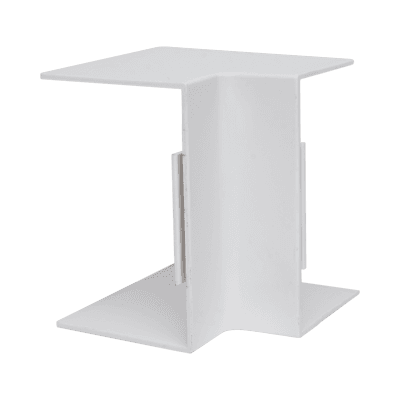 Esquinero Interior Color Blanco de PVC Auto Axtinguible, Para Canaleta TMK-4577 (5520-02001)