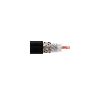 Metro de Cable Coaxial 50 Ohm, LMR600 Ultra Flexible, Cobre Trenzado de Núcleo, Cinta de Aluminio y Malla de Cobre EstaÑado para el Blindaje