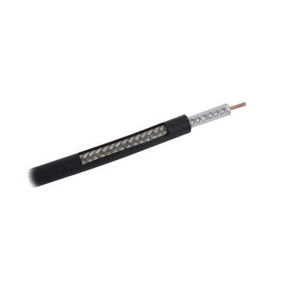 Metro de Cable Coaxial RG-58 LMRLW-195, Malla de Aluminio, Baja Pérdida de 50 Ohms, Conductor de Cobre Sólido
