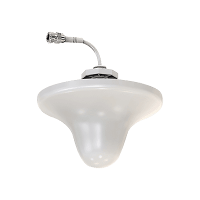 Antena para interior tipo domo / Ganancia de 3 dBi / Frecuencia (806-960 / 1710-2700 MHz) / Conector N-hembra