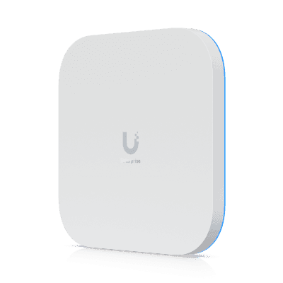 UniFi Enterprise Access Point E7, WiFi 7, 2.4/5/6GHz, 10 Cadenas Espaciales, Analizador Espectral en Tiempo Real, Hasta 1000 Dispositivos, (1) Puerto 10G RJ45 y (1) Puerto 1G RJ45 para Alta Disponibilidad de Energía y Datos