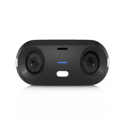 UniFi Protect G6 180 – Cámara PoE+ Dual Sensor de 16 MP para Interior/Exterior con Motor de IA Multi-TOPS y Cobertura Panorámica de 180°