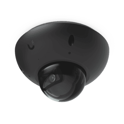 UniFi G6 Dome – Cámara 4K Antivandálica y Todo Clima con Sensor de 8 MP (1/1.8”), Motor de IA Multi-TOPS y Visión Nocturna Infrarroja de Largo Alcance, Color Negro