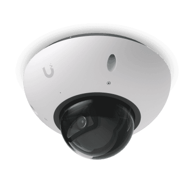 UniFi G6 Dome – Cámara 4K Antivandálica y Todo Clima con Sensor de 8 MP (1/1.8”), Motor de IA Multi-TOPS y Visión Nocturna Infrarroja de Largo Alcance