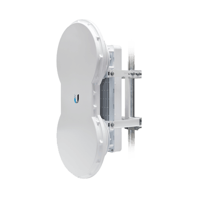 Radio de Backhaul de alta capacidad full duplex con antena integrada de 23 dBi, con tecnología airFiber hasta 1.2 Gbps, 5 GHz (5725 - 6200 MHz)