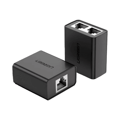 Convertidor Ethernet RJ45 1 a 2