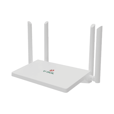 Router Inalámbrico/ WiFi 6 / 4 puertos LAN Gigabit/ Soporta Mesh / Diseño Compacto