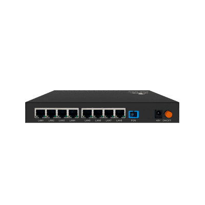ONU Dual EPON/GPON / 8 Puertos PoE 802.3at Gigabit /  1 Puerto SC/UPC