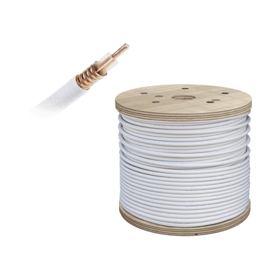 Carrete de Cable Coaxial PLENUM de Baja Perdida WILSON de 1/2. 50 Ohm de Impedancia. Carrete de 152.4 Metros (500 Pies)