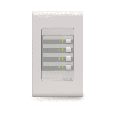 Panel de Control Digital / 4 Switches Configurables / Compatible con Sistemas MTX