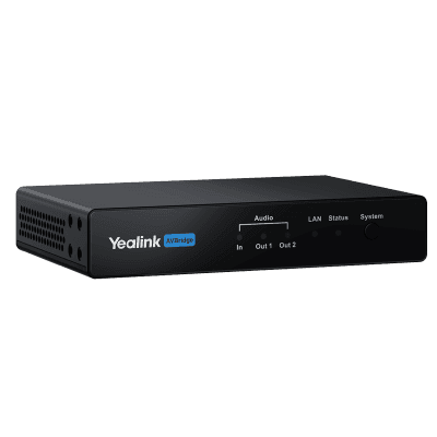 Caja de Audio AV-BRIDGE de Yealink con Procesamiento Profesional para Salas de Reuniones