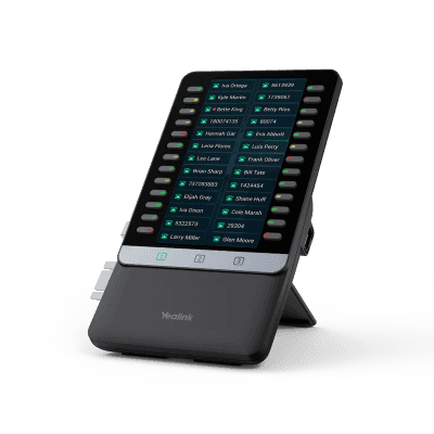 Módulo de Expansión EXP-55 de Yealink para Teléfonos IP Yealink Series T7X/T8X con Capacidad Para Hasta 78 Teclas Programables 