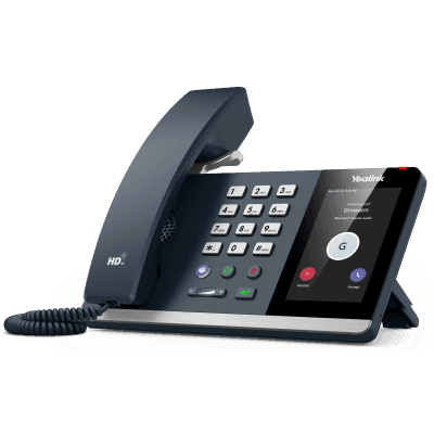 Teléfono IP Yealink MP54 Compacto con Android 12 y Certificación Microsoft Teams